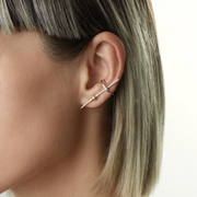Silver Earring with Pearls "Pearline"