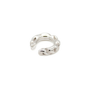 Silver Blobby Earcuff