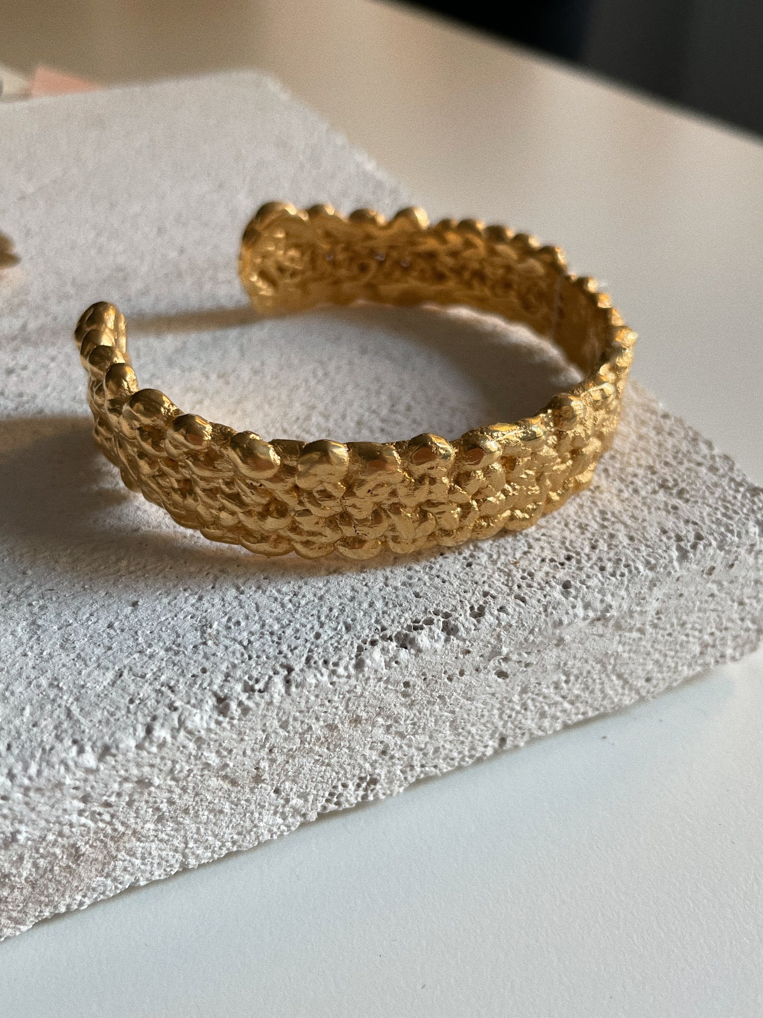 Gold Plated Bangle "Demeter"