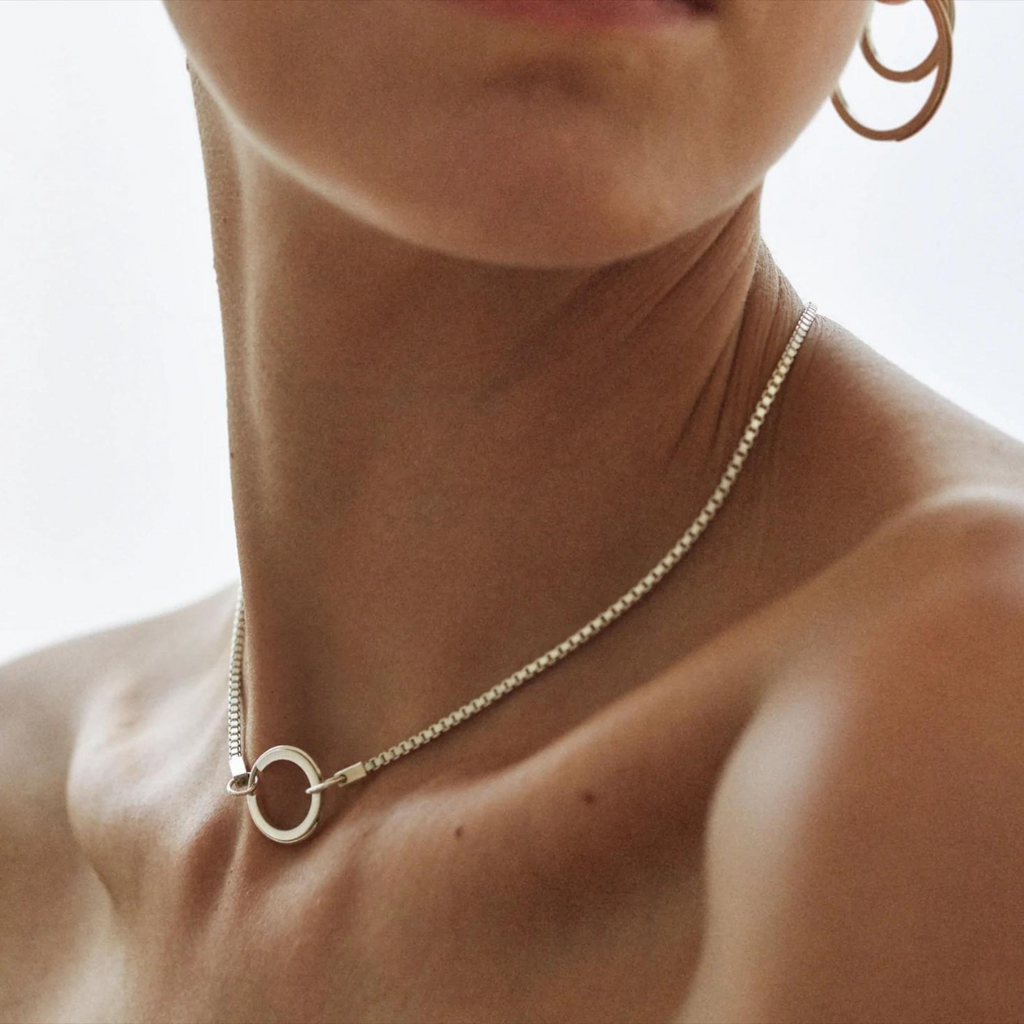 CO Box Chain Necklace + Earring Connection