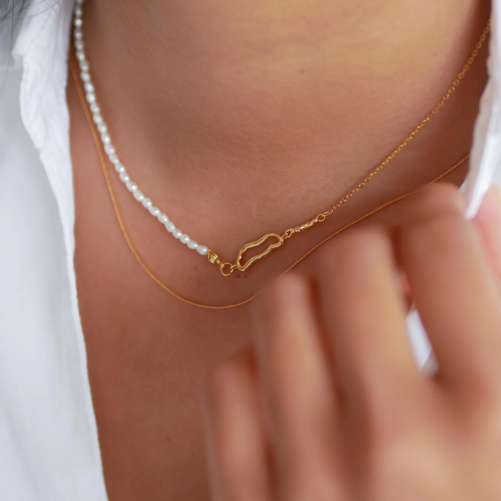Gold Plated Silver Necklace "Juliana"