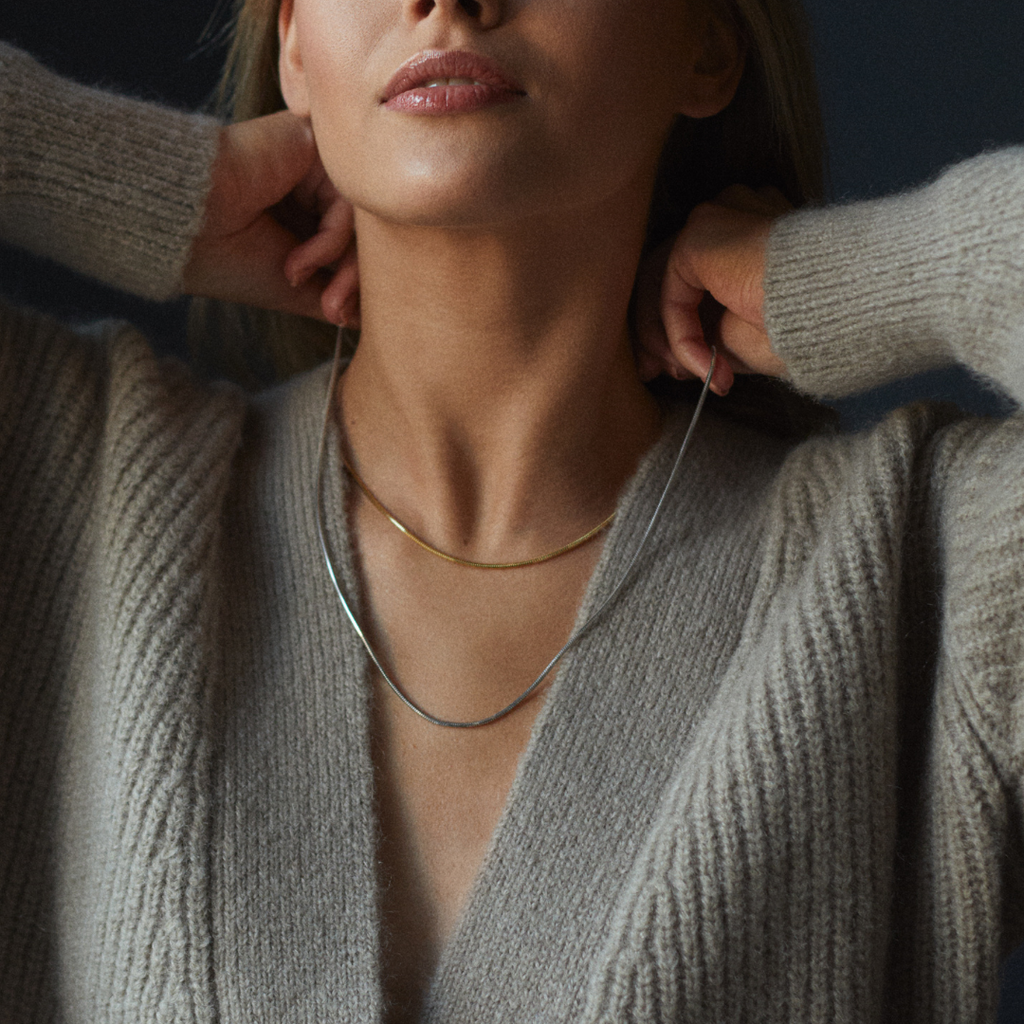 14k White Gold Chunky Chain