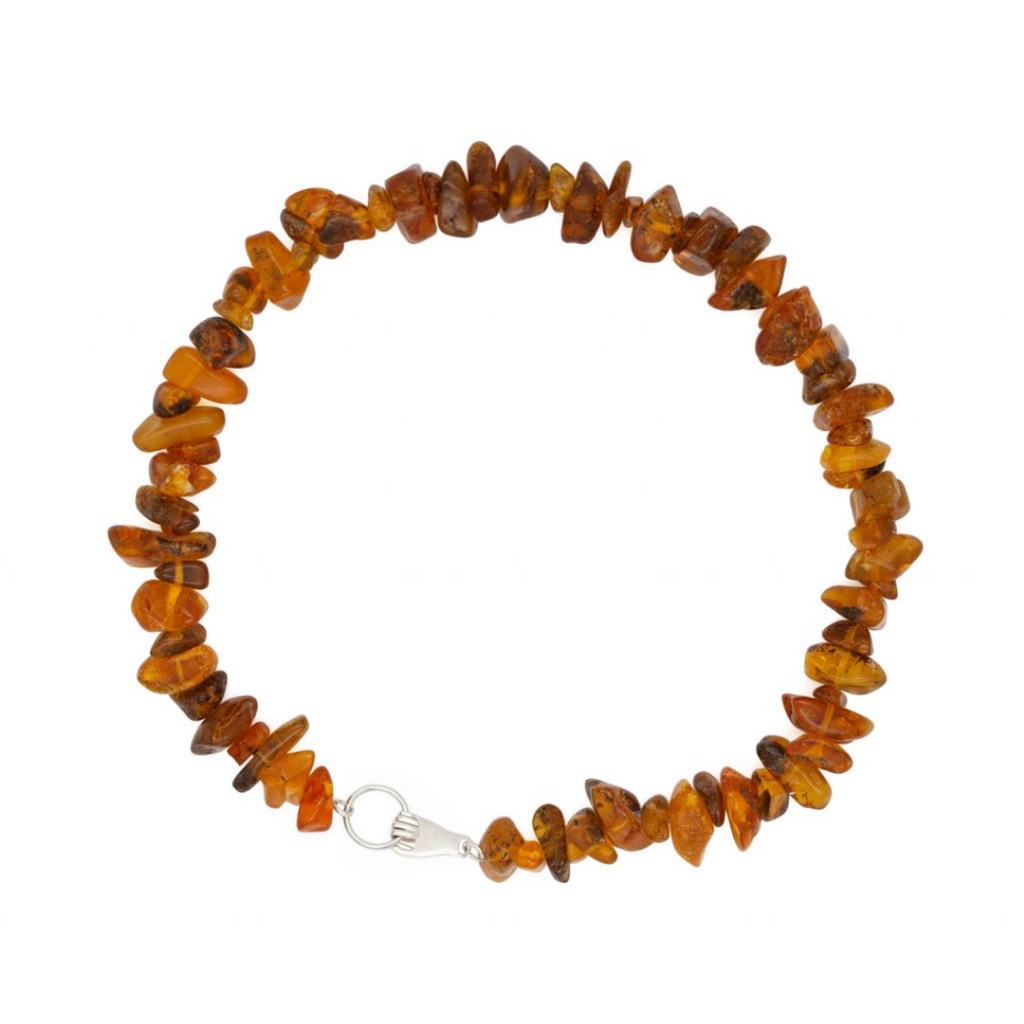 Amber Hand Necklace