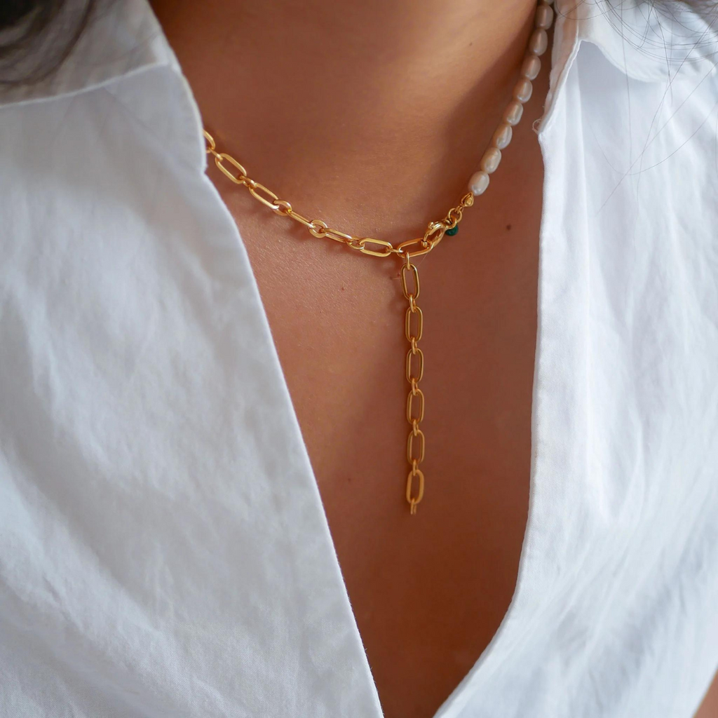 Gold Plated Necklace "Isla"