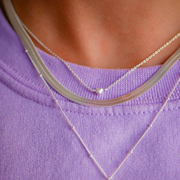 Silver Necklace "Carla"