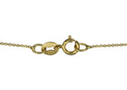 Topaz Pendant (10mm) with Gold Chain