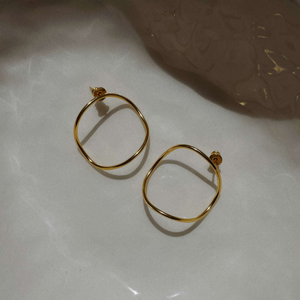 Gold Plated Medium GYPSY Earrings