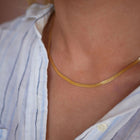 Gold Plated Silver Necklace "Caroline"