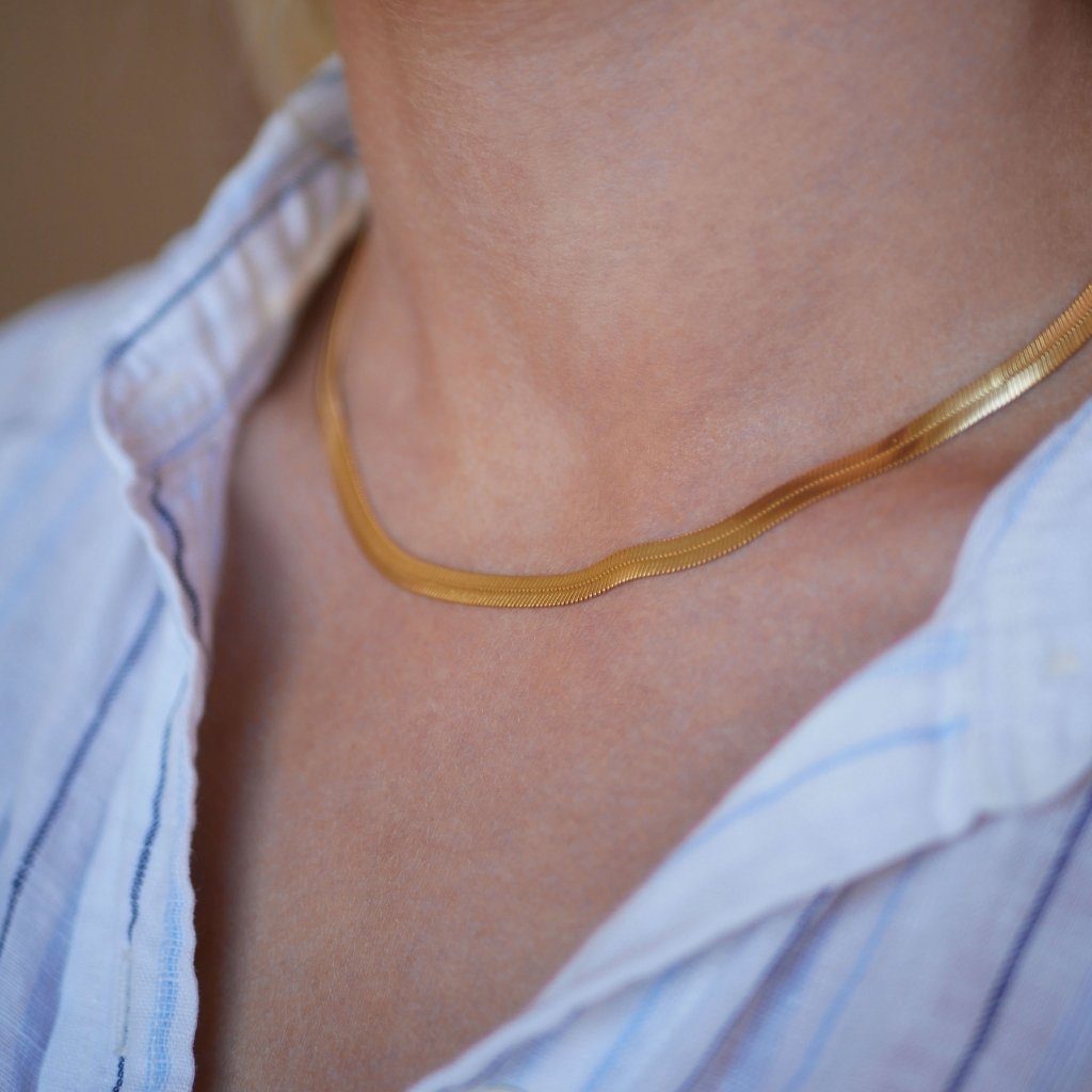 Gold Plated Silver Necklace "Carla"