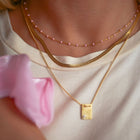 Gold Plated Silver Necklace "Caroline"