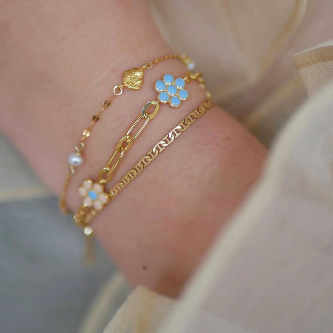 Gold Plated Silver Bracelet "Elie"