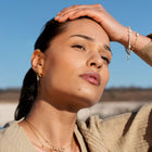 Gold Plated Silver Bracelet with Pearls "Lola Perlita"