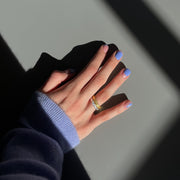 Gold Plated Silver Ring "Gaia"