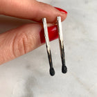 Silver Match Earrings