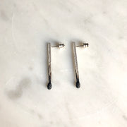 Silver Match Earrings