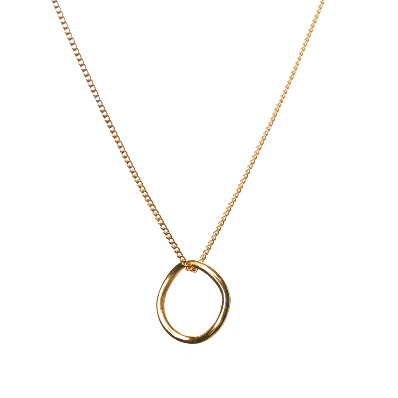 Gold Plated Silver Necklace "Gypsy" (S)