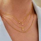 Gold Plated Silver Necklace "Paloma"
