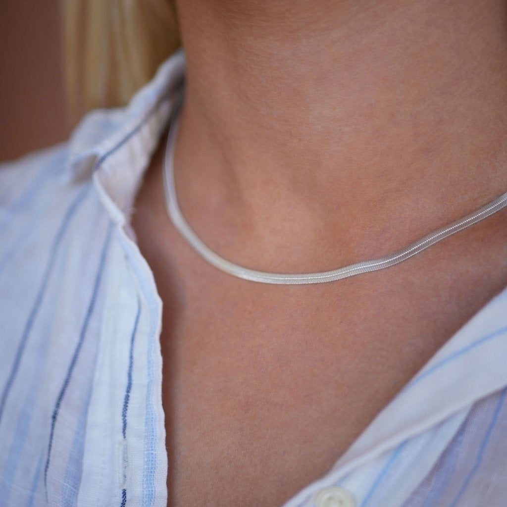 Silver Necklace "Caroline"