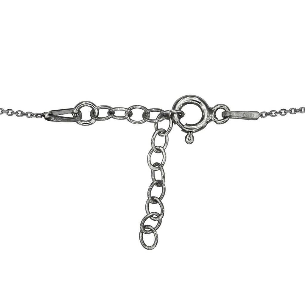Necklaces & Pendants - Chrome Chalcedony Pendant With Silver Chain
