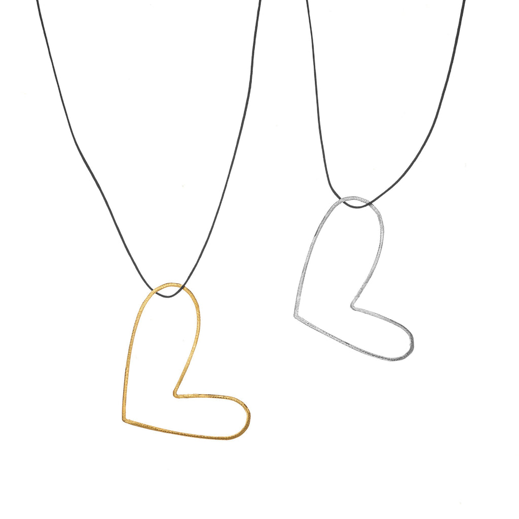 Necklaces & Pendants - Silver Pendant "Big Heart"
