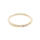 Rings - 14k Yellow Gold Ring With 7 Diamonds
