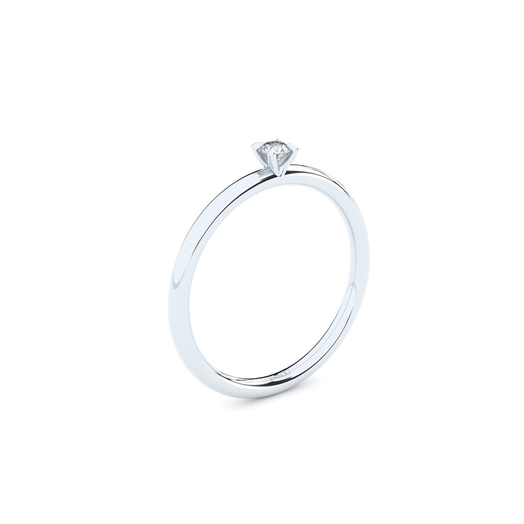 White Gold Ring "Duo Petite"